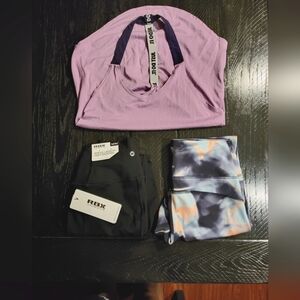 3 PC. Bundle /RBX/ ADIDAS/ athletic Pants size, M /Nike Dri-Fit Top Size, S